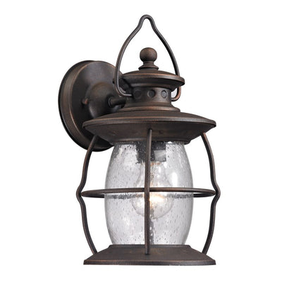 Village Lantern Outdoor Wall Sconce