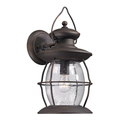 Village Lantern Outdoor Wall Sconce