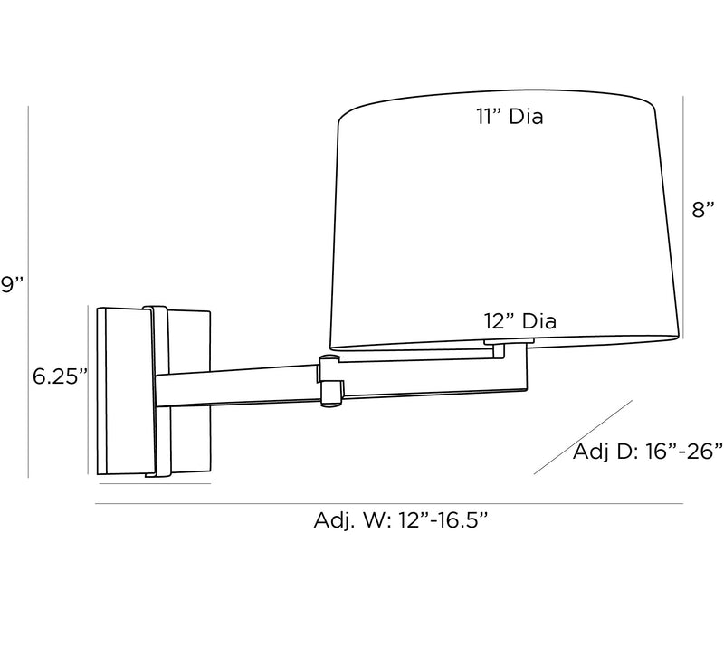 Portland Swing-arm Wall Sconce