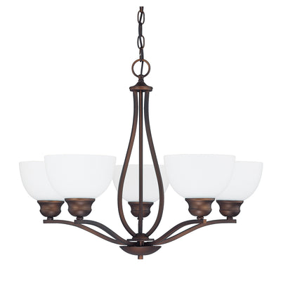 Capital Lighting - 4035BB-212 - Five Light Chandelier - Stanton - Burnished Bronze