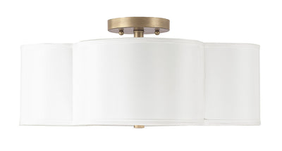 Capital Lighting - 4453BG-561 - Four Light Semi-Flush Mount - Quinn - Brushed Gold