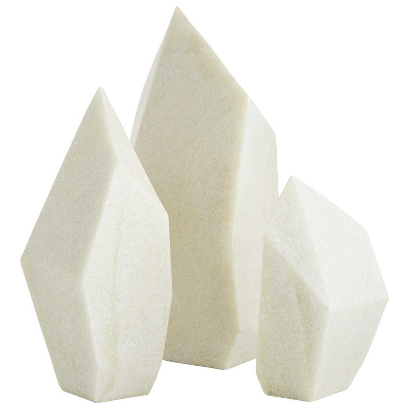 Arteriors-Nerine Sculpture Set of Three-Ivory