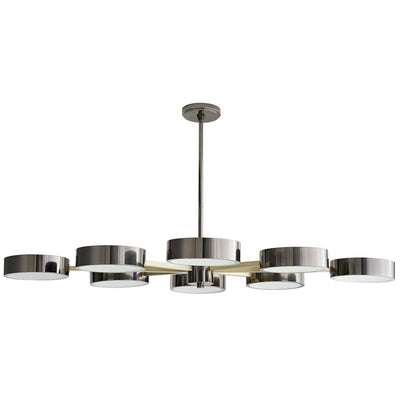 Arteriors-Linus Starburst Chandelier-Black Nickel