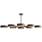 Arteriors-Linus Starburst Chandelier-Heritage Brass