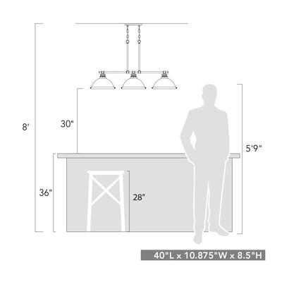 Duncan  Linear Pendant