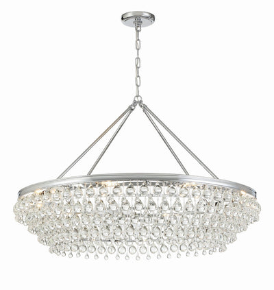 Crystorama - 278-CH - Eight Light Chandelier - Calypso - Polished Chrome