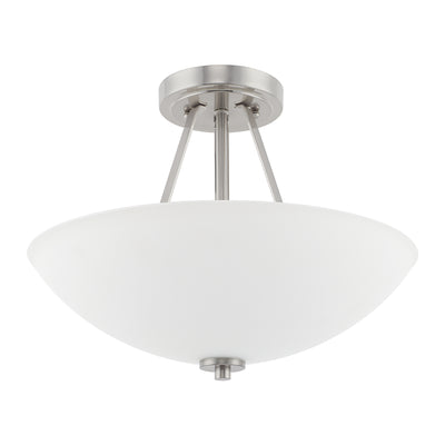 Capital Lighting - 218921BN - Two Light Semi-Flush Mount - Stewart - Brushed Nickel