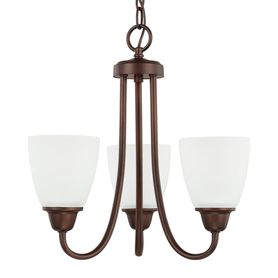 Capital Lighting - 415131BZ-337 - Three Light Chandelier - Trenton - Bronze