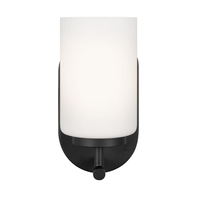 Generation Lighting. - 41160EN3-112 - One Light Wall / Bath Sconce - Oslo - Midnight Black