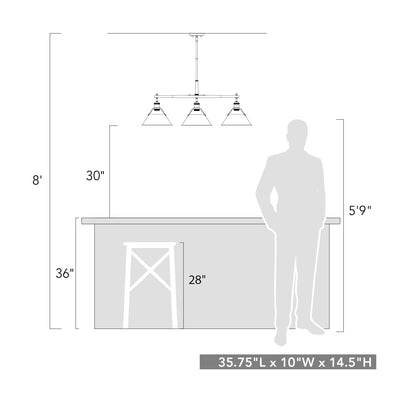 Orwell  Linear Pendant