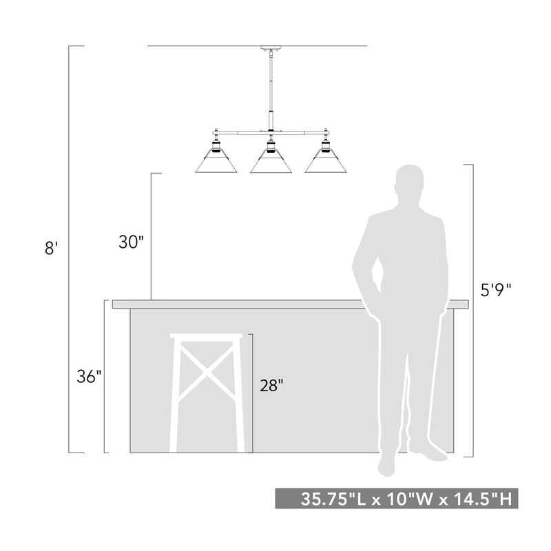 Orwell  Linear Pendant