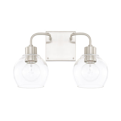 Capital Lighting - 120021BN-426 - Two Light Vanity - Tanner - Brushed Nickel