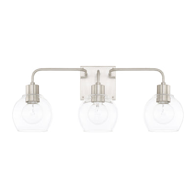 Capital Lighting - 120031BN-426 - Three Light Vanity - Tanner - Brushed Nickel