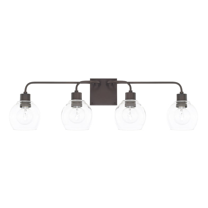 Capital Lighting - 120041BZ-426 - Four Light Vanity - Tanner - Bronze