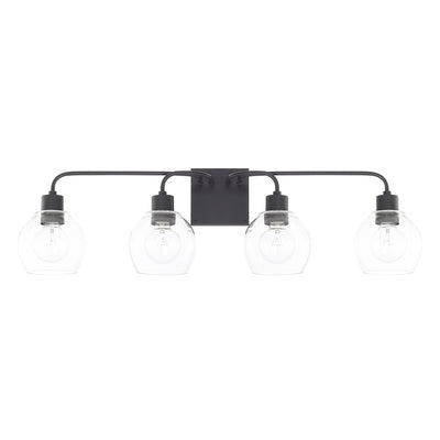 Capital Lighting - 120041MB-426 - Four Light Vanity - Tanner - Matte Black