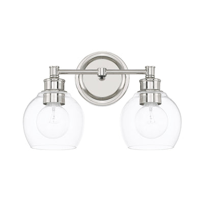 Capital Lighting - 121121PN-426 - Two Light Vanity - Mid Century - Polished Nickel