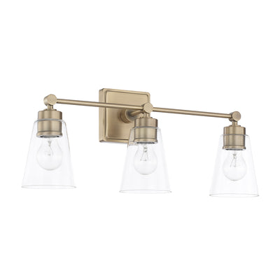 Capital Lighting - 121831AD-432 - Three Light Vanity - Rory - Aged Brass