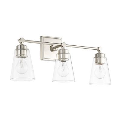 Capital Lighting - 121831PN-432 - Three Light Vanity - Rory - Polished Nickel