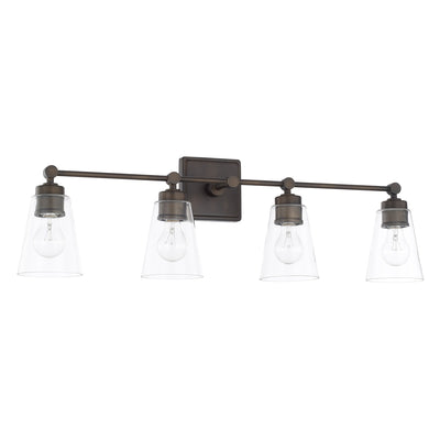 Capital Lighting - 121841OB-432 - Four Light Vanity - Rory - Old Bronze