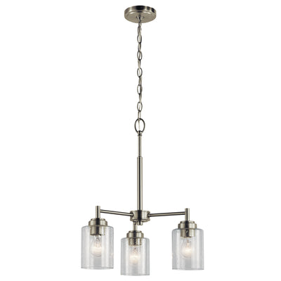 Kichler - 44029NI - Three Light Mini Chandelier - Winslow - Brushed Nickel