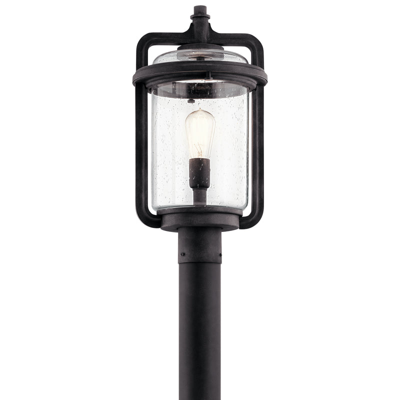 Kichler - 49869WZC - One Light Outdoor Post Mount - Andover - Weathered Zinc