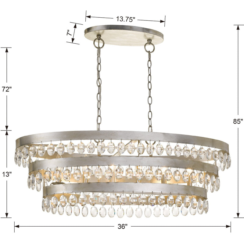 Perla Linear Chandelier