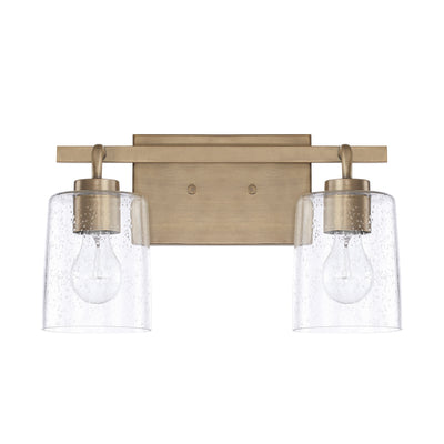 Capital Lighting - 128521AD-449 - Two Light Vanity - Greyson - Aged Brass