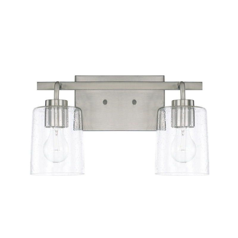 Capital Lighting - 128521BN-449 - Two Light Vanity - Greyson - Brushed Nickel