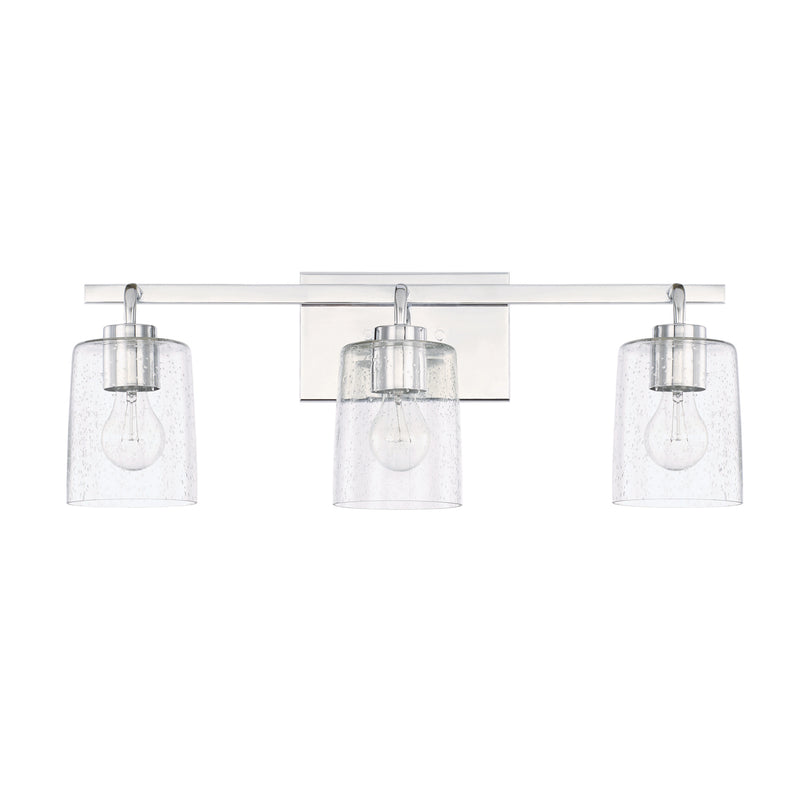 Capital Lighting - 128531CH-449 - Three Light Vanity - Greyson - Chrome