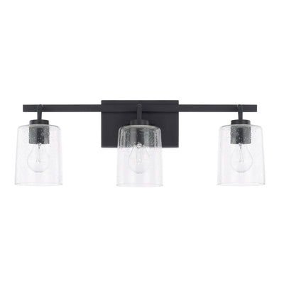 Capital Lighting - 128531MB-449 - Three Light Vanity - Greyson - Matte Black