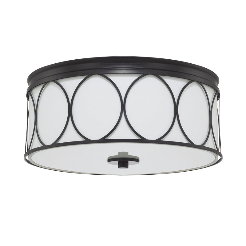 Capital Lighting - 225131MB-683 - Three Light Flush Mount - Rylann - Matte Black