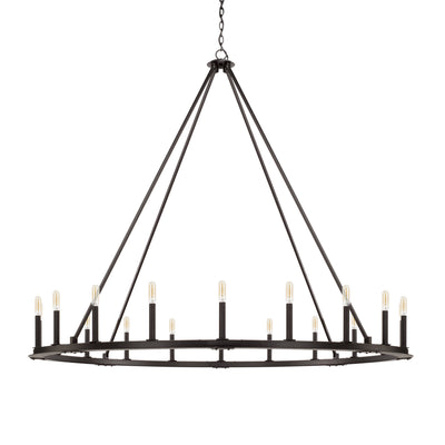 Capital Lighting - 4913BI - 20 Light Chandelier - Pearson - Black Iron