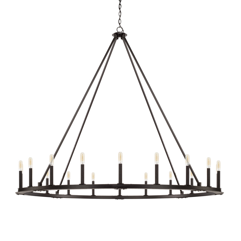 Capital Lighting - 4913BI - 20 Light Chandelier - Pearson - Black Iron