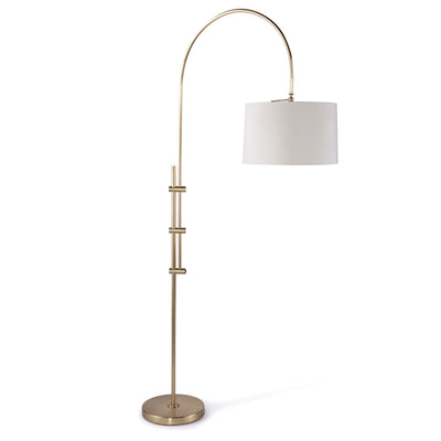 Regina Andrew - 14-1004NB - One Light Floor Lamp - Arc - Natural Brass