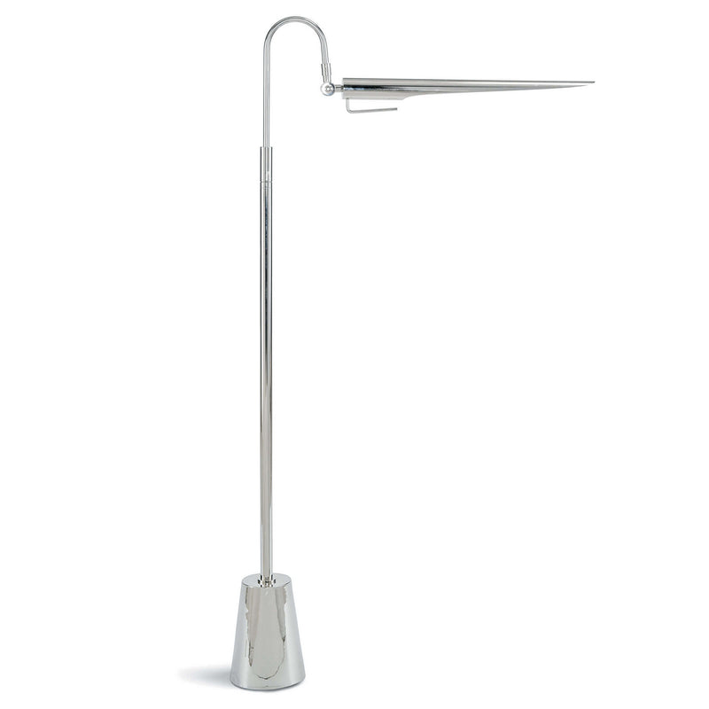 Regina Andrew - 14-1017PN - One Light Floor Lamp - Raven - Polished Nickel