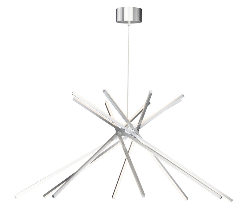 ET2 - E41446-SA - LED Pendant - Alumilux Aster - Satin Aluminum