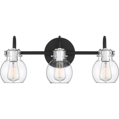 Quoizel - ANW8603EK - Three Light Bath Fixture - Andrews - Earth Black