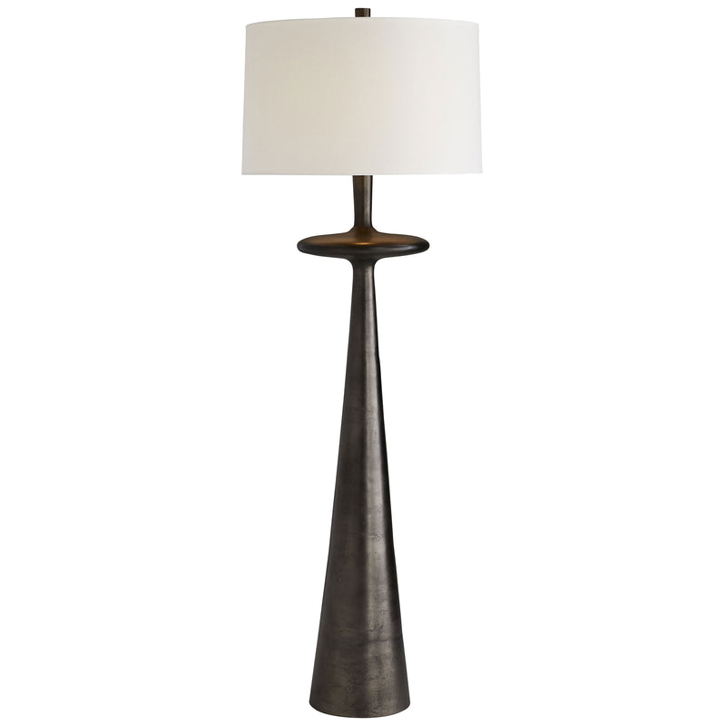 Arteriors-Putney Floor Lamp-Antique Aluminum