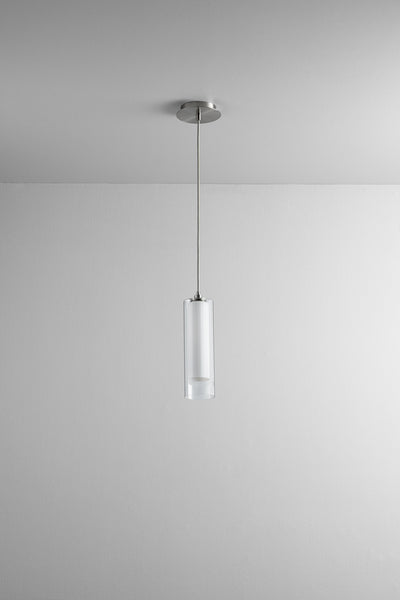 Oxygen - 3-609-124 - LED Pendant - Gratis - Satin Nickel W/ Satin Opal