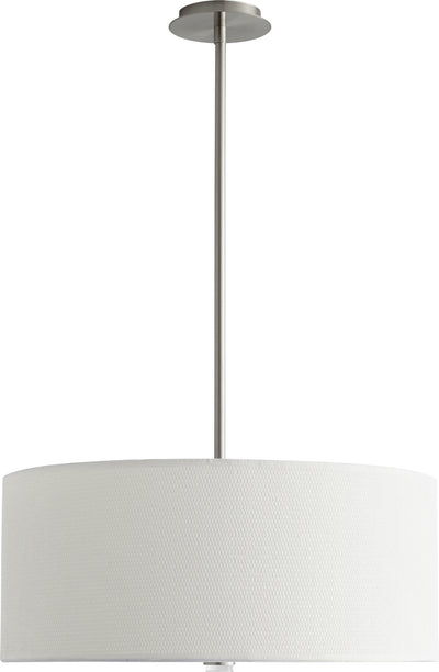 Oxygen - 3-639-24 - LED Pendant - Echo - Satin Nickel W/ White Grass