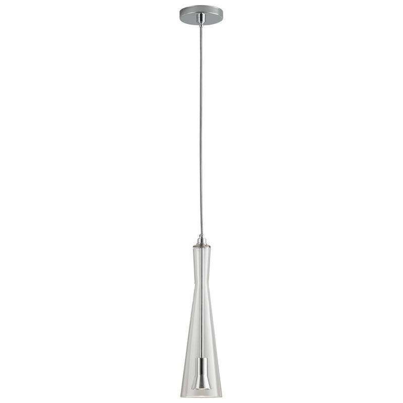 Oxygen - 3-651-14 - LED Pendant - Cornet - Polished Chrome W/ Clear