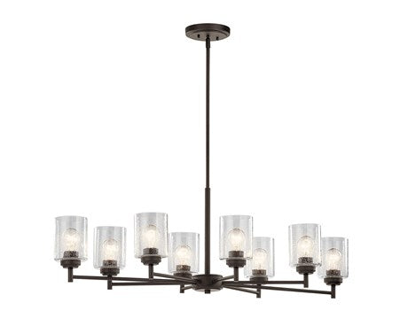 Kichler - 44035OZ - Eight Light Chandelier - Winslow - Olde Bronze