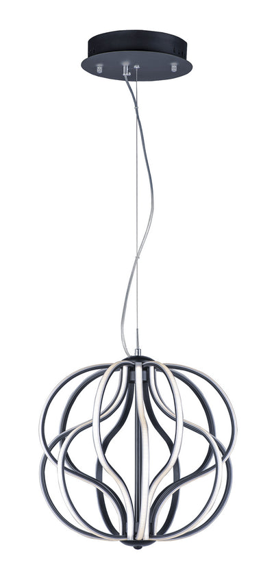 ET2 - E21174-BK - LED Pendant - Aura - Black