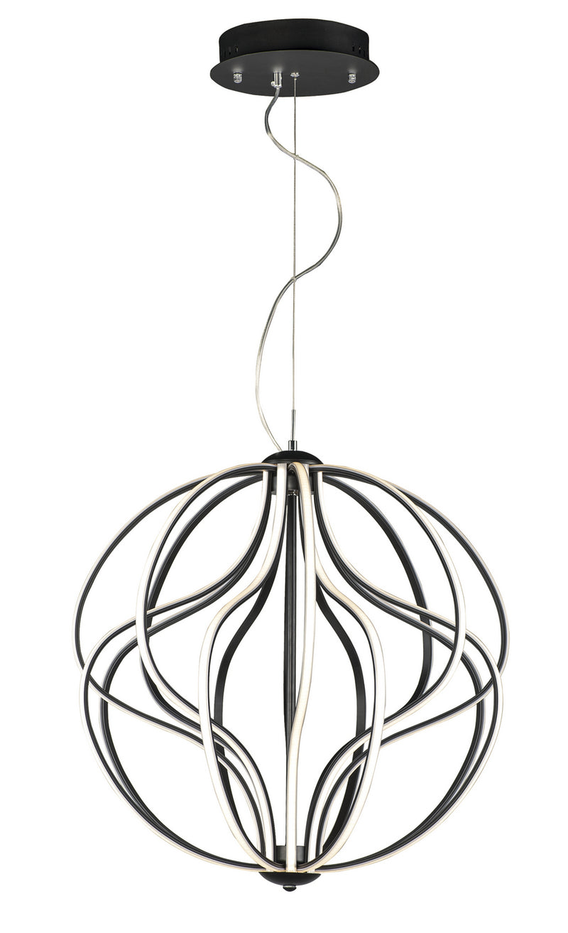 ET2 - E21176-BK - LED Pendant - Aura - Black