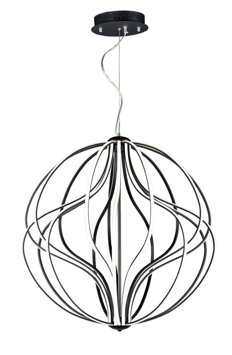 ET2 - E21178-BK - LED Pendant - Aura - Black