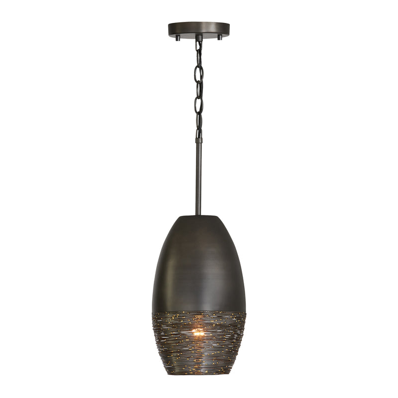 Capital Lighting - 335111GI - One Light Pendant - Sana - Grey Iron