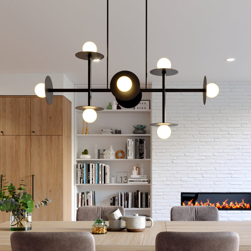 Nodes Linear Chandelier