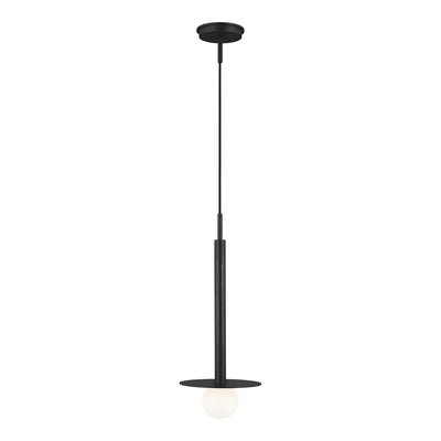 Visual Comfort Studio - KP1001MBK - One Light Pendant - Nodes - Midnight Black