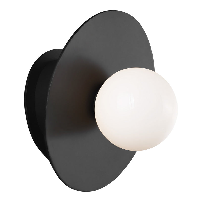 Visual Comfort Studio - KW1041MBK - One Light Wall Sconce - Nodes - Midnight Black