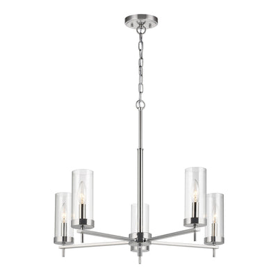 Visual Comfort Studio - 3190305-05 - Five Light Chandelier - Zire - Chrome